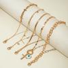 Jewelry Cross Simple Chain Foot Decoration, Eye Pendant Multi-layer Stacked Anklet Wholesale