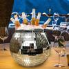 Parties Wine Bucket Beverage Tub Discos  Mirrored Ice Bucket Fashion Drinkware for Parities, Summer Gatherings