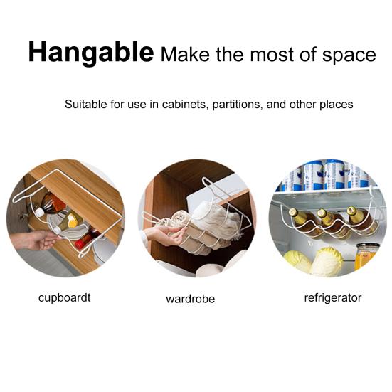   Lightweight Anti-rust Useful  Fridge Wine Rack  