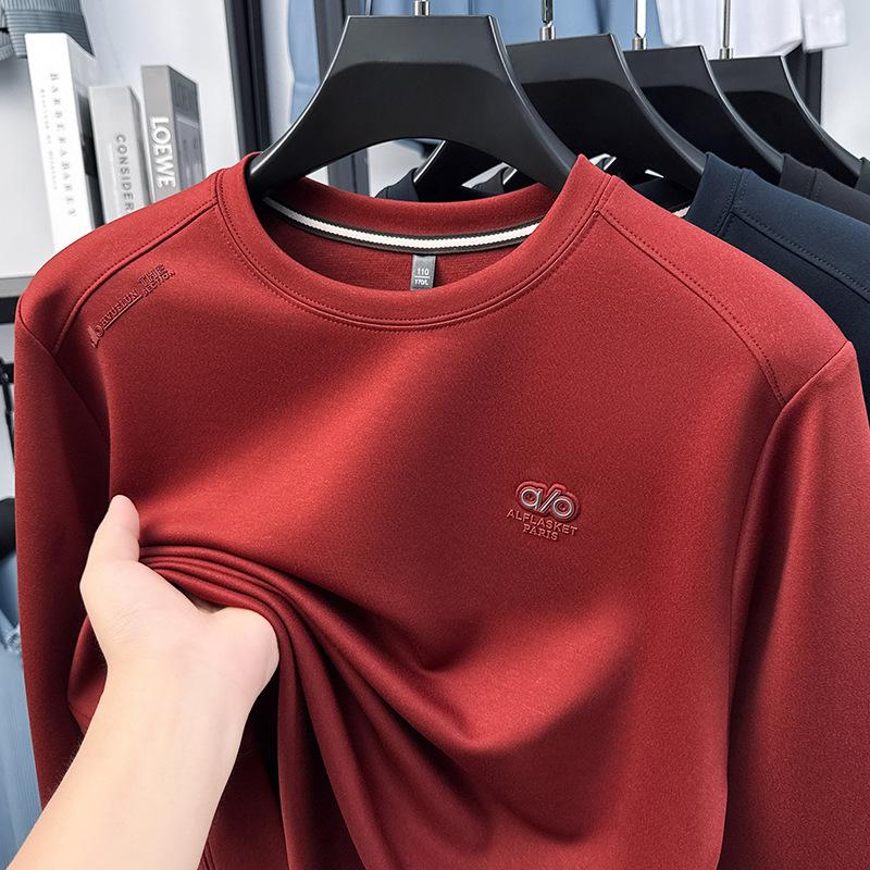 Crew Neck Hoodie Fashion Casual Loose Fit Long Sleevet Top M