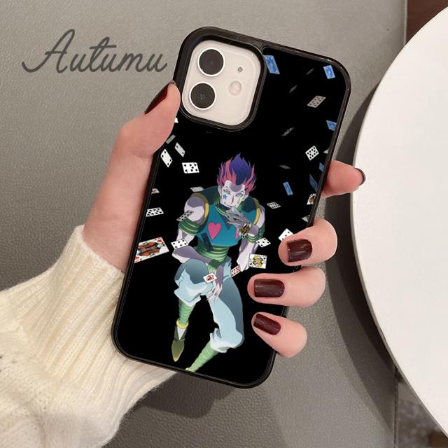 Hunter X HUNTER Hisoka Hrací karta Pouzdro na telefon pro iPhone 11 12 13 14 Pro Max mini XR XS SE 2020 6 7 8 Plus Galaxy S21 S22 Kryt
