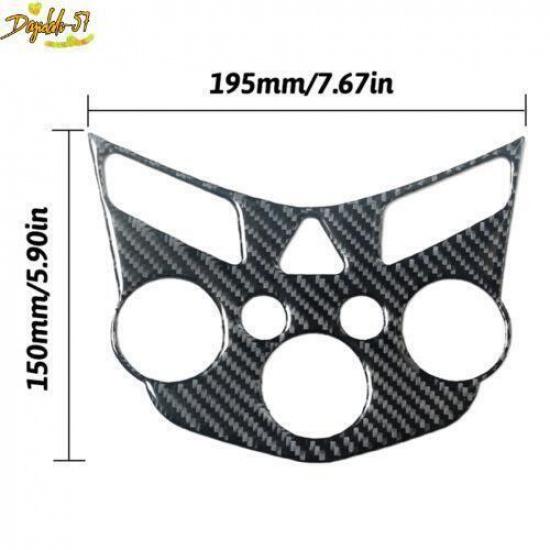 Carbon Fiber Interior Climate Control Cover Trim For Chevrolet Sonic 2012-2016