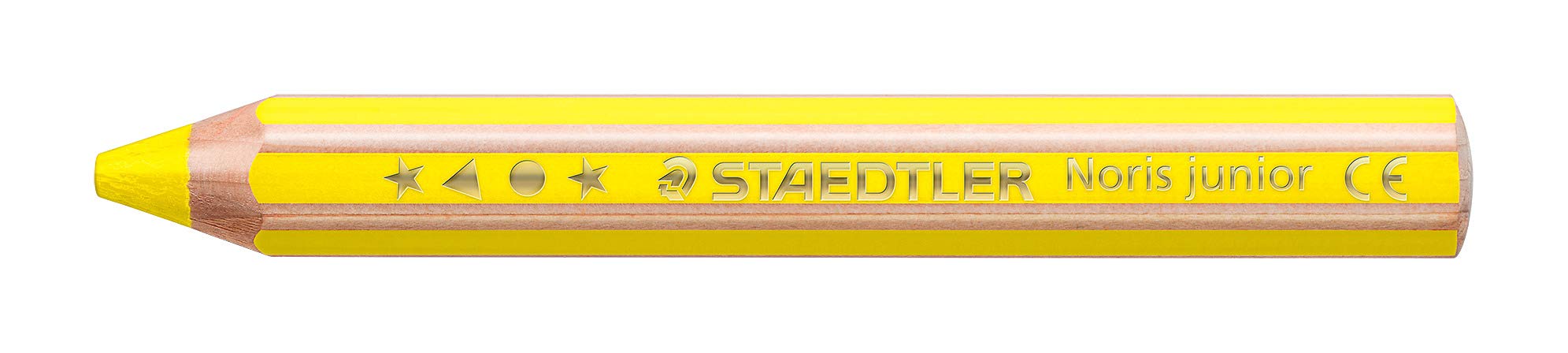 

STAEDTLER Colored Pencils Yellow 6 Pieces Norris Junior Watercolor Pencils Thick Shaft 140-16