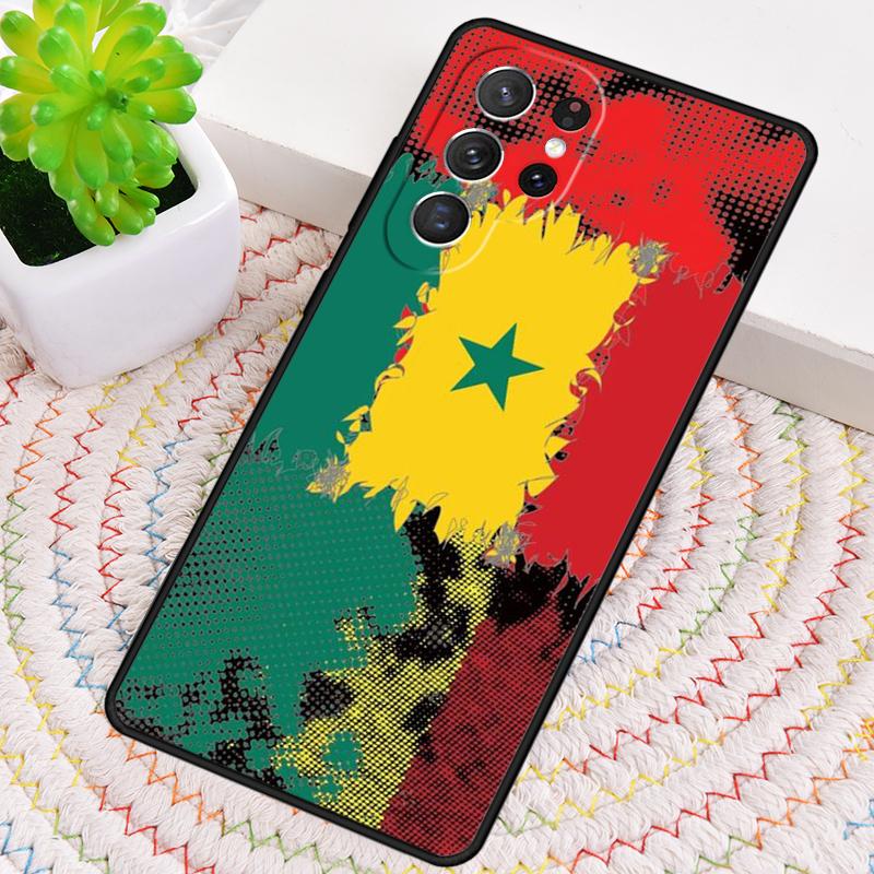 Senegal Flagge TPU Handyhülle Für Samsung Galaxy note 10 pro S26 S25 S24 S23 S22 Ultra Plus S21 FE S20 Stoßfeste Hülle