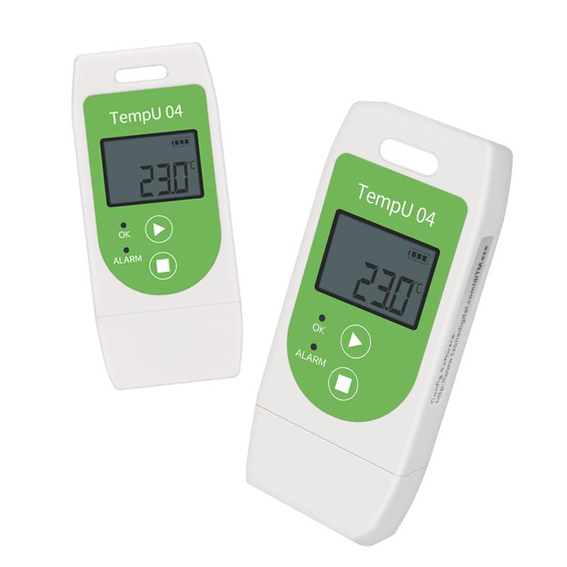 Mini USB Temperature Data Logger PDF Report Data Recorder High Accuracy Temp Datalogger for Cold-chian Transport Warehouse