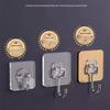 Heavy-Duty Self-Adhesive Wall Hooks