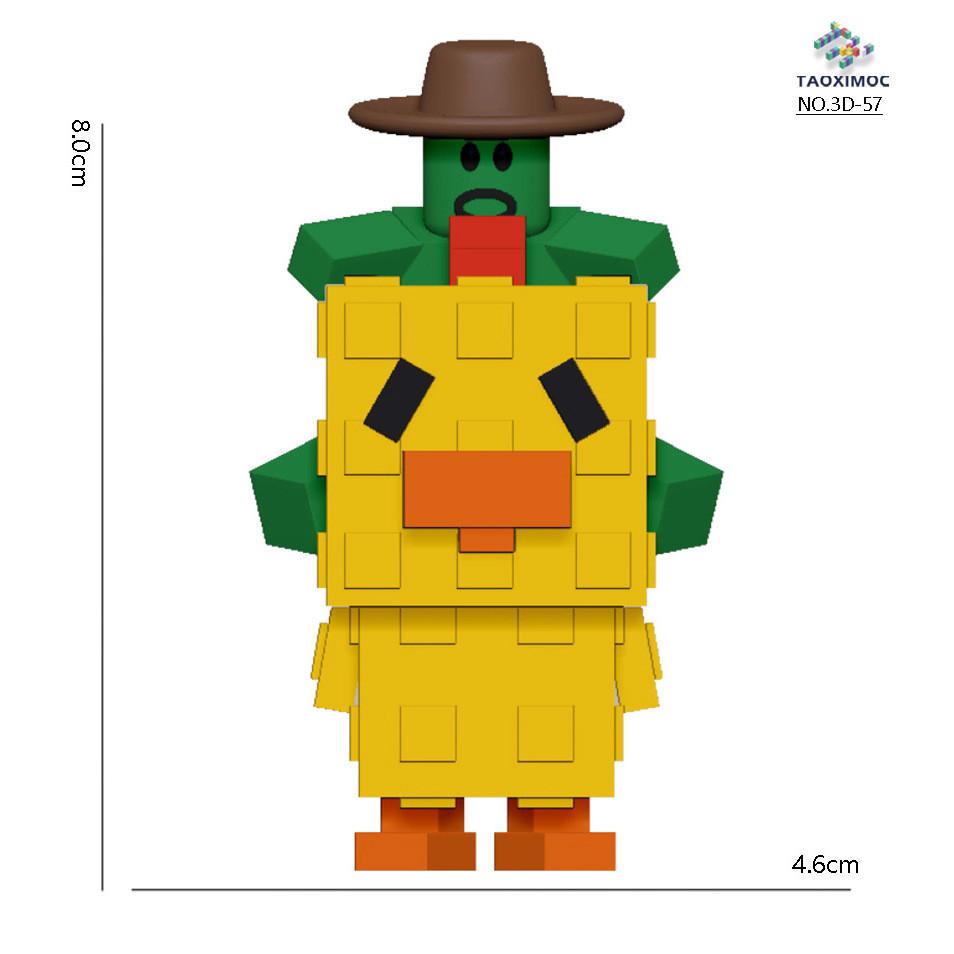 

Вырасти сад Игровой персонаж Енот Лиса Пчела Курица Животное Украшение Модель Zombie Chick