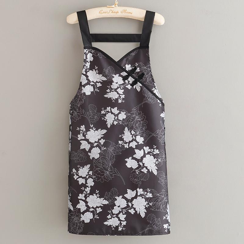 Oil-Proof Sleeveless Kitchen Apron: Dirt-Resistant, Splash-Guard Cooking Workwear for Catering