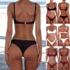 Stunning Sexy Women's Bikini Set With Padded Bra And Thong For Ultimate Comfort