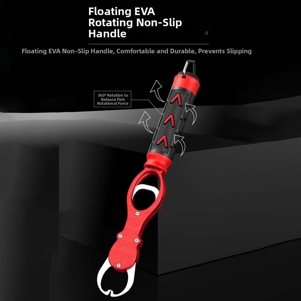 Aluminum Zinc Zinc Alloy Fishing Lip Grip Long Handle Fishing Beak Grip Portable Fish Controller Catch Fish