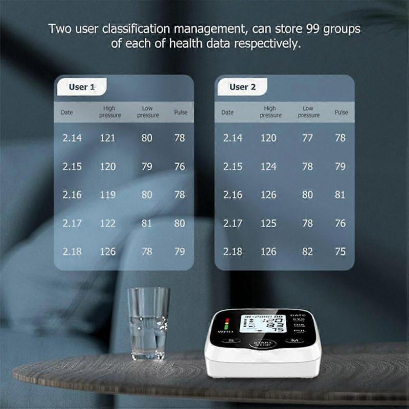 Blood Pressure Monitor for Home Use, Upper Arm Blood Pressure Machine, Fully Automatic Blood Pressure Monitor, Large Cuff 