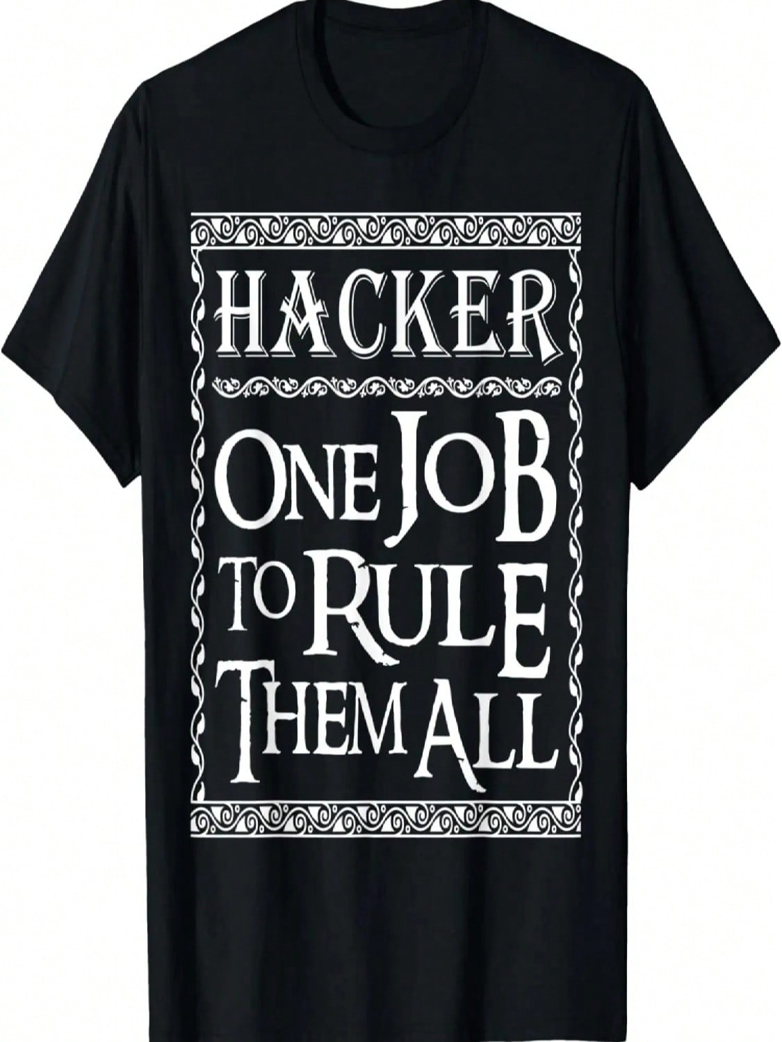 Hacker One Job To Rule Coder T-Shirt S разноцветный