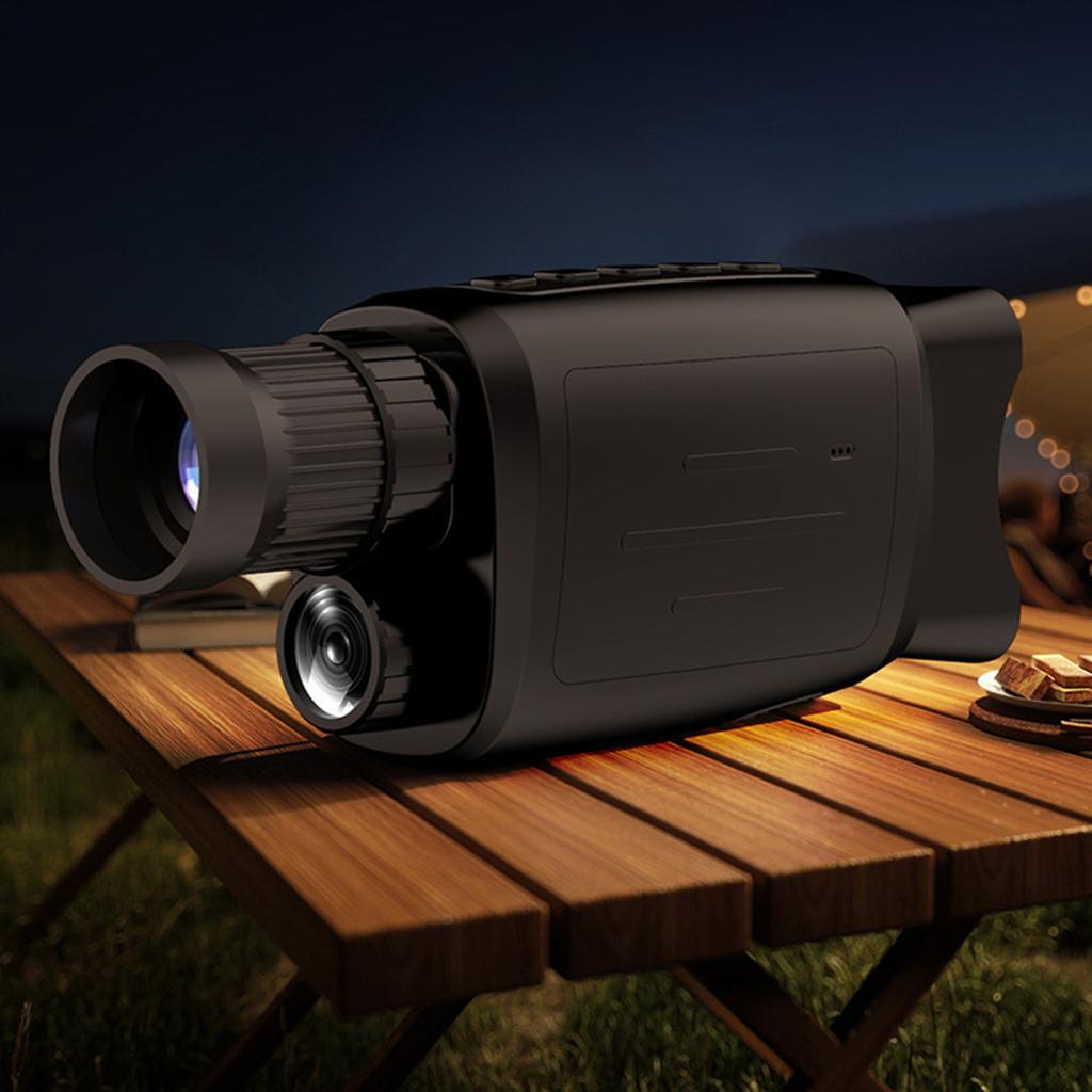 16x Zoom Monocular Telescope 850nm Ultrared Rays Lighting 7 Brightness Level For Low Light Hunting Adventure Activity