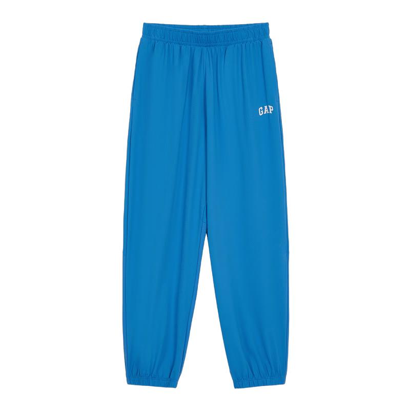 GAP Boy s Logo Mesh Cuffed Jogger Pants 120 cm (6-7Y) синий