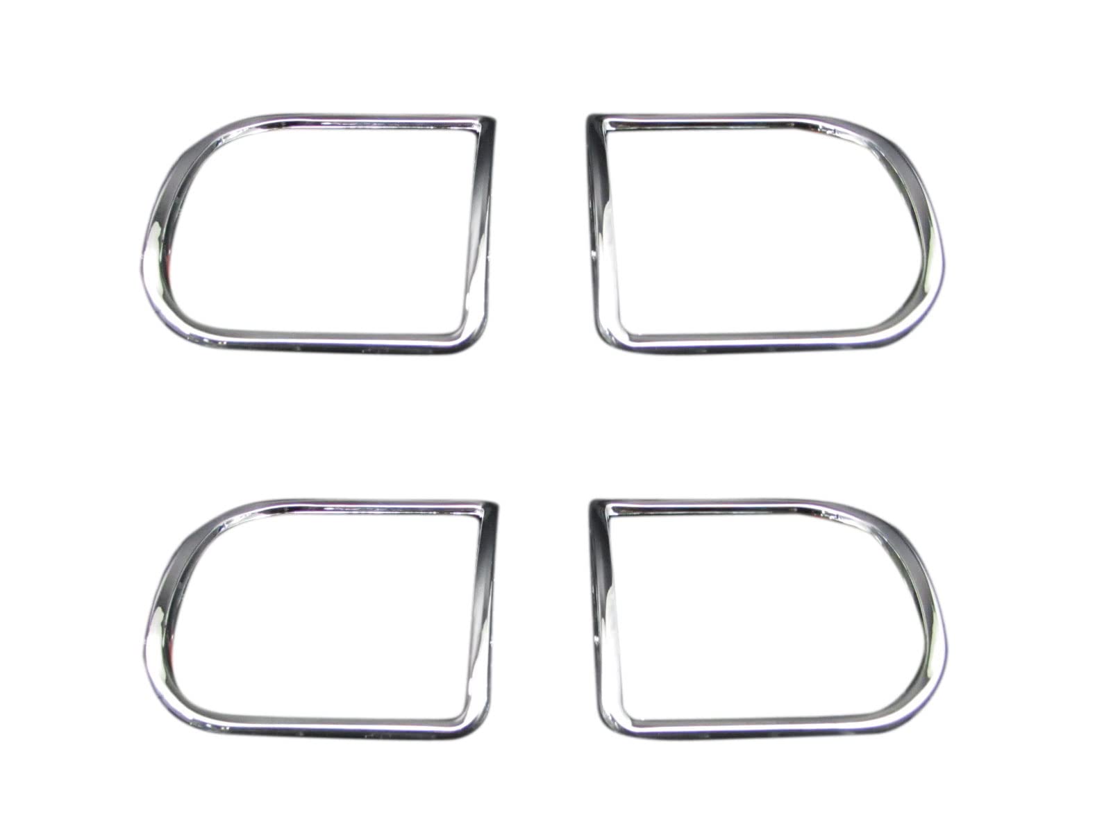 

BRIGHTZ Chrome Air Conditioner Rings for Tanto Custom Compatible with and 610 Tanto Custom (4-Piece Set) LA600S/LA610S [INT-ETC-090-4PC] LA, LA600,