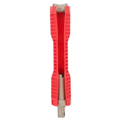 Multifunction Water Pipe Spanner Sink Faucet Socket Wrench Plumbing Tools for Home Use Red