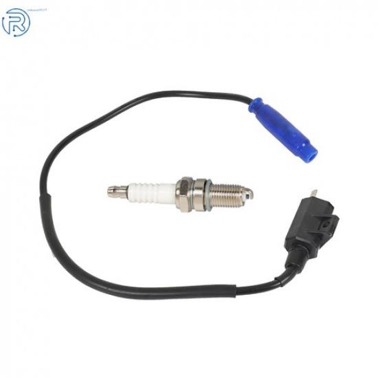 2004-2005 For Kawasaki Ignition Coil + Spark Plug & CAP Prairie 700 KVF700B 4x4