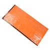 Tragbarer Notfallschlafsack für den Außenbereich, hält warm, feuchtigkeitsbeständig, reflektierende Campingmatte, Orange