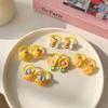 10pc mini faixa de cabelo do bebê kawaii dos desenhos animados floral animal elástico corda de cabelo para a criança menina pequena tumb faixa de cabelo adorável headwear