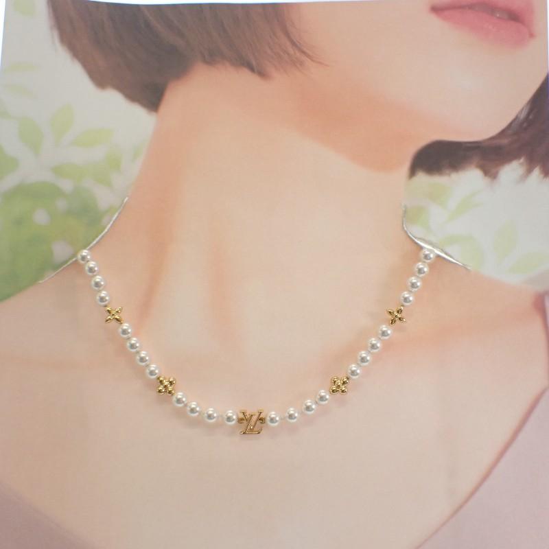 LOUIS VUITTON  M01990 Necklace gold Gold Plated Women