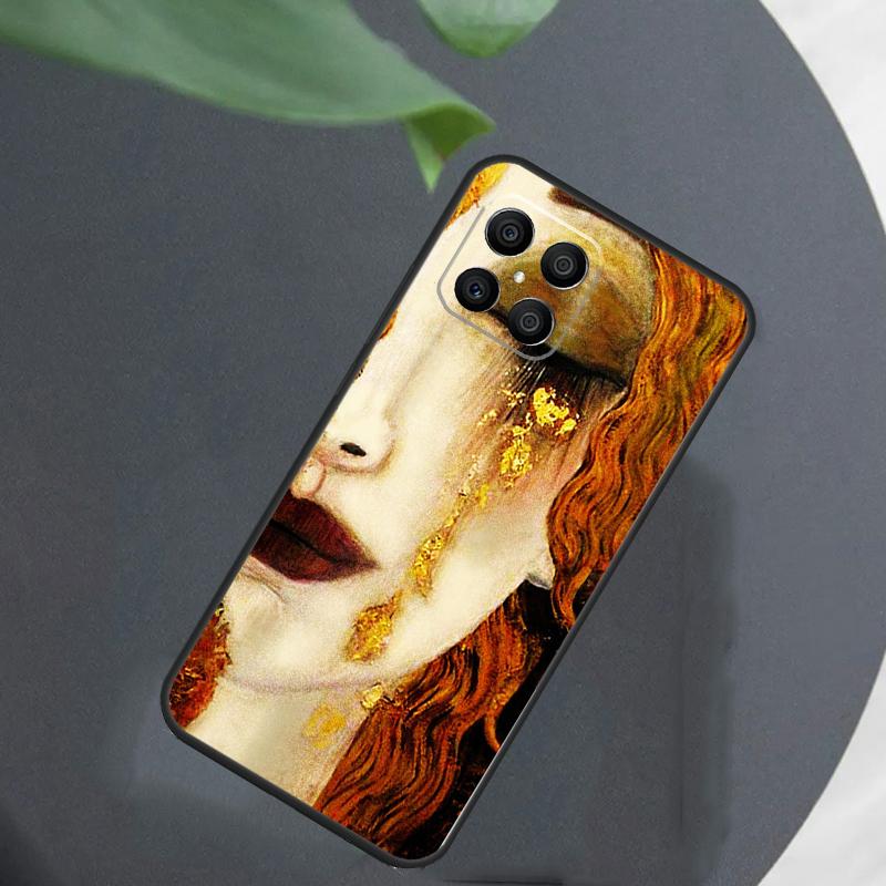 Kiss by Gustav Klimt For Honor Magic 7 Lite 6 5 8 Pro Case For Honor 200 400 70 90 X8c X8b X9a X9b X9c X9d Win RT