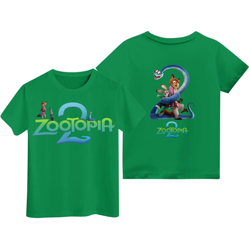 Children's Casual Fashion Cartoon Print Short-sleeved T-shirt Top