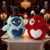 25CM New Anime Hazbin Hotel Hell Alastor The Radio Devil Cat Plush Toy Easter Sunday Cartoon Game Movie Peripheral Fan Kid Gifts