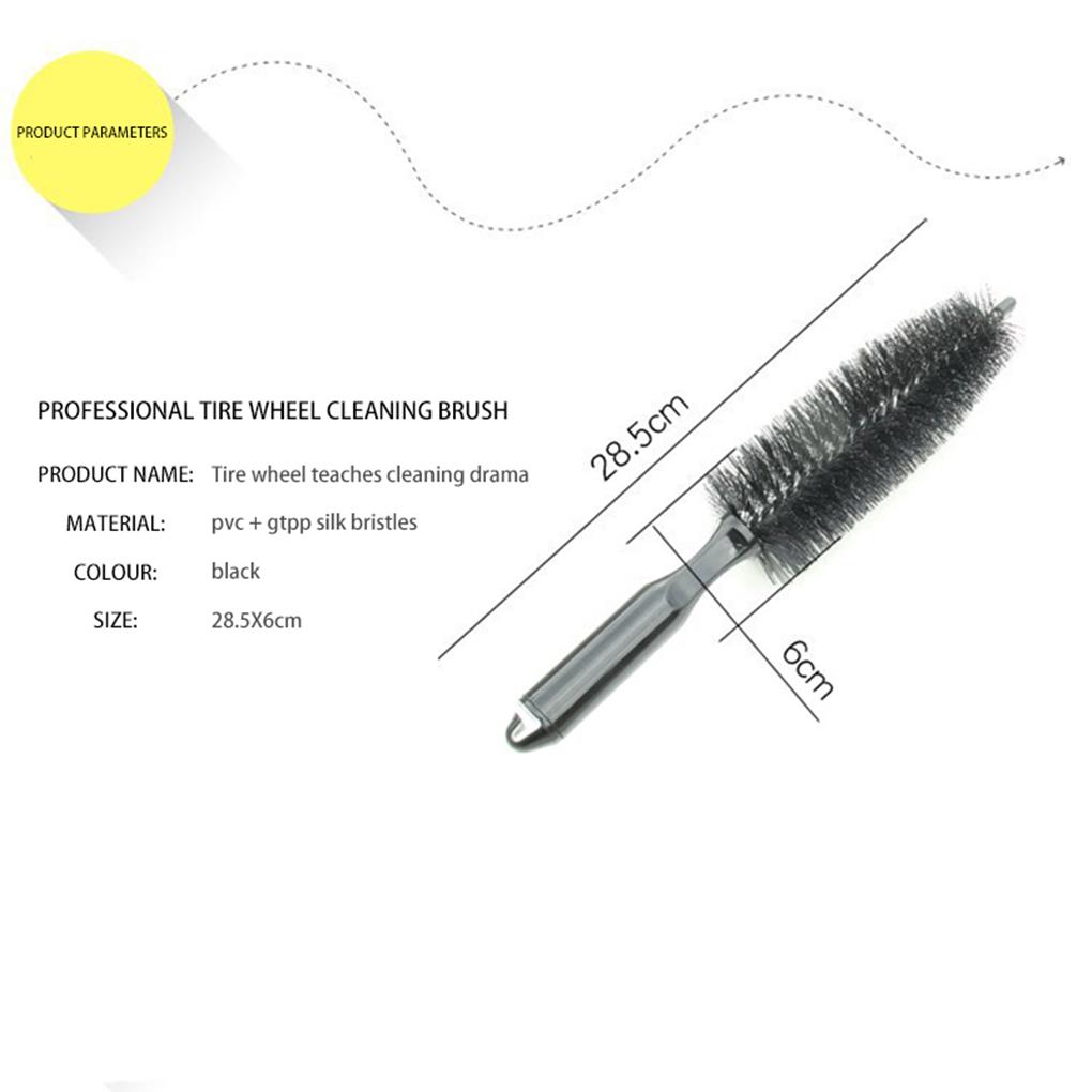 Car Tire Cleaning Brush Rim Brushes Interior Tools Wheel Grooming Tool