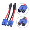 1 Set EC8 to SAE Adapter Cable 10AWG Silicone Wire Line For Car ESC Motor Emergency Start Solar Panel 16cm Long