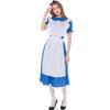 New Alice In Wonderland Clothing, Japanese Blue Maid Clothes Parent-child Clothing
