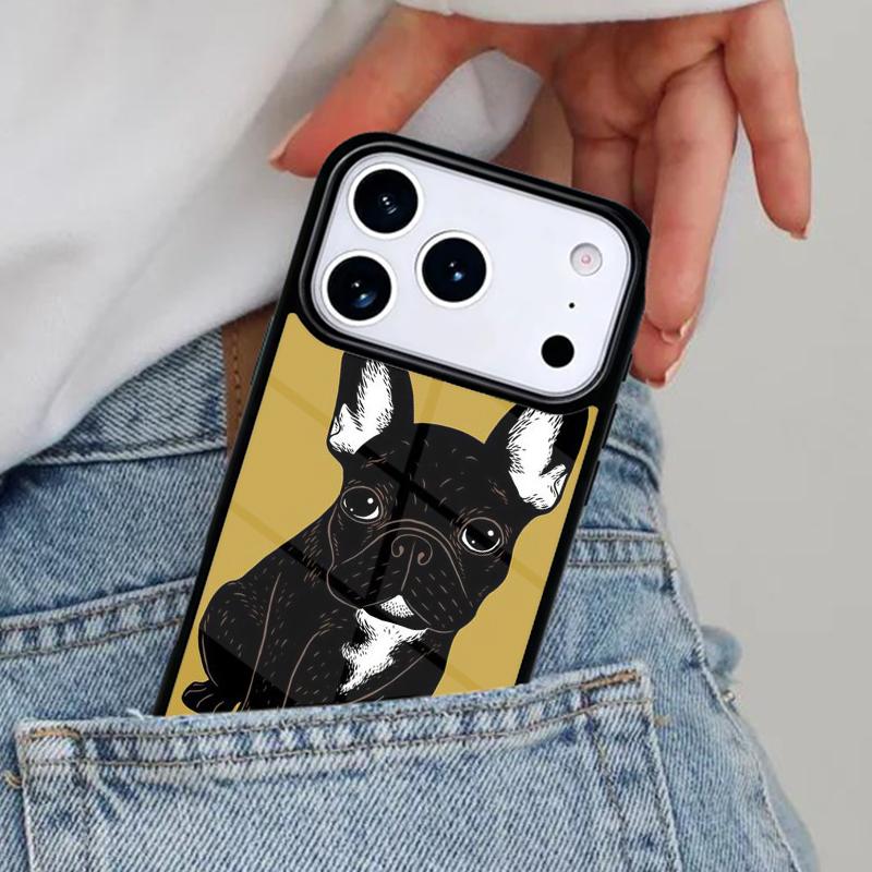 French Bulldog Dog Animals Phone Case for iPhone 16e 15 14 13 12 17 Pro Max Plus Air 17pro Cover Coque