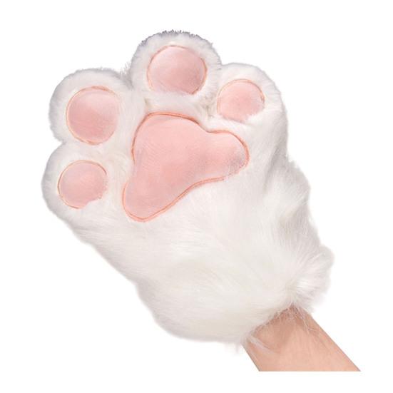 1 Stück Tierpfoten-Handschuh Stiefel Plüsch Fellige Pfote Schuh Flauschig Niedlich Katzenpfoten-Handschuh Cosplay-Zubehör für Kostümpartys Tier-Themenpartys