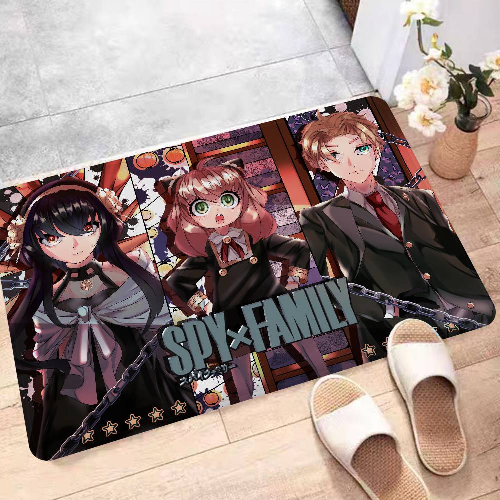 Anime Spy X Family Entrance Door Mat Nordic Style Home Doormat Bathroom-Toilet Mats Bedroom Hotel Decor Mat
