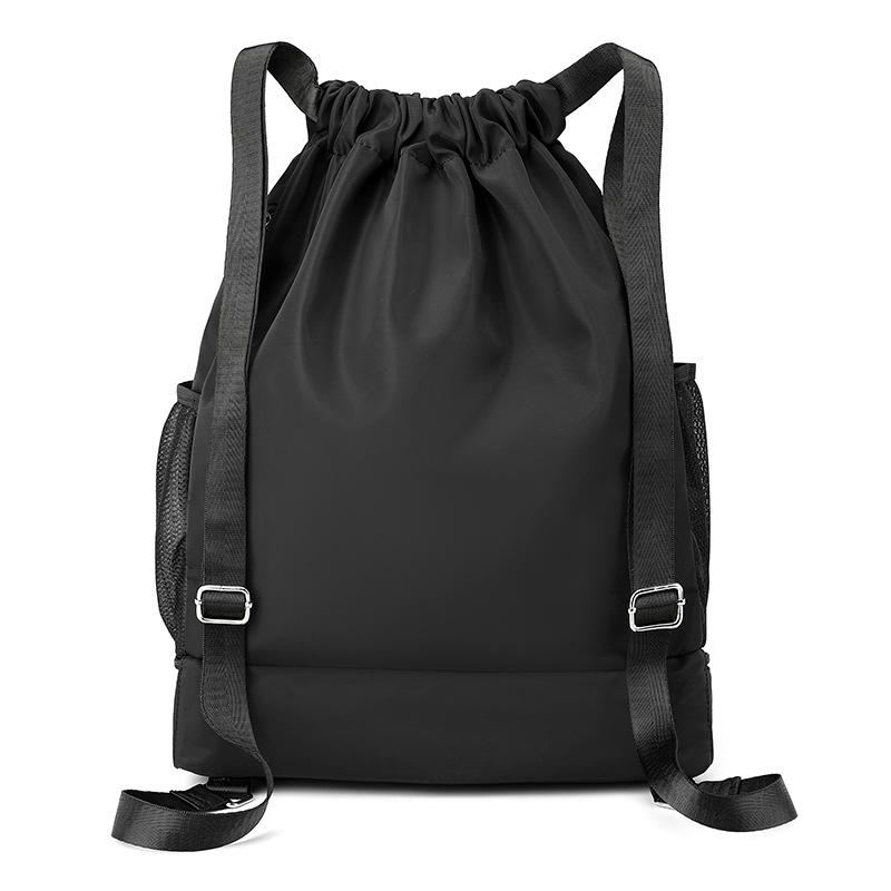 Outdoor Light Travel Sports Football Bag Tie Pocket Backpack Basketball Bag Large Capacity Oxford Cloth Drawstring Bag
