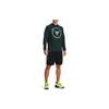 Under Armour Project Rock Johnson Logo Print Trainingshoodie Heren Hoodies Groen 1361747-384