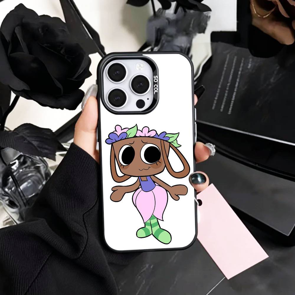 

F-Floral D-Dandy s W-World B-Bassie Phone Case For iPhone17,16,15,14,13,12,11 Plus,Pro Max Colored Silver Plated Inside Cover iPhone16promax