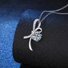 Moissanite Necklace for Woman Wedding Fine Jewely with Certificates Sterling Sliver Plated White Gold Necklace