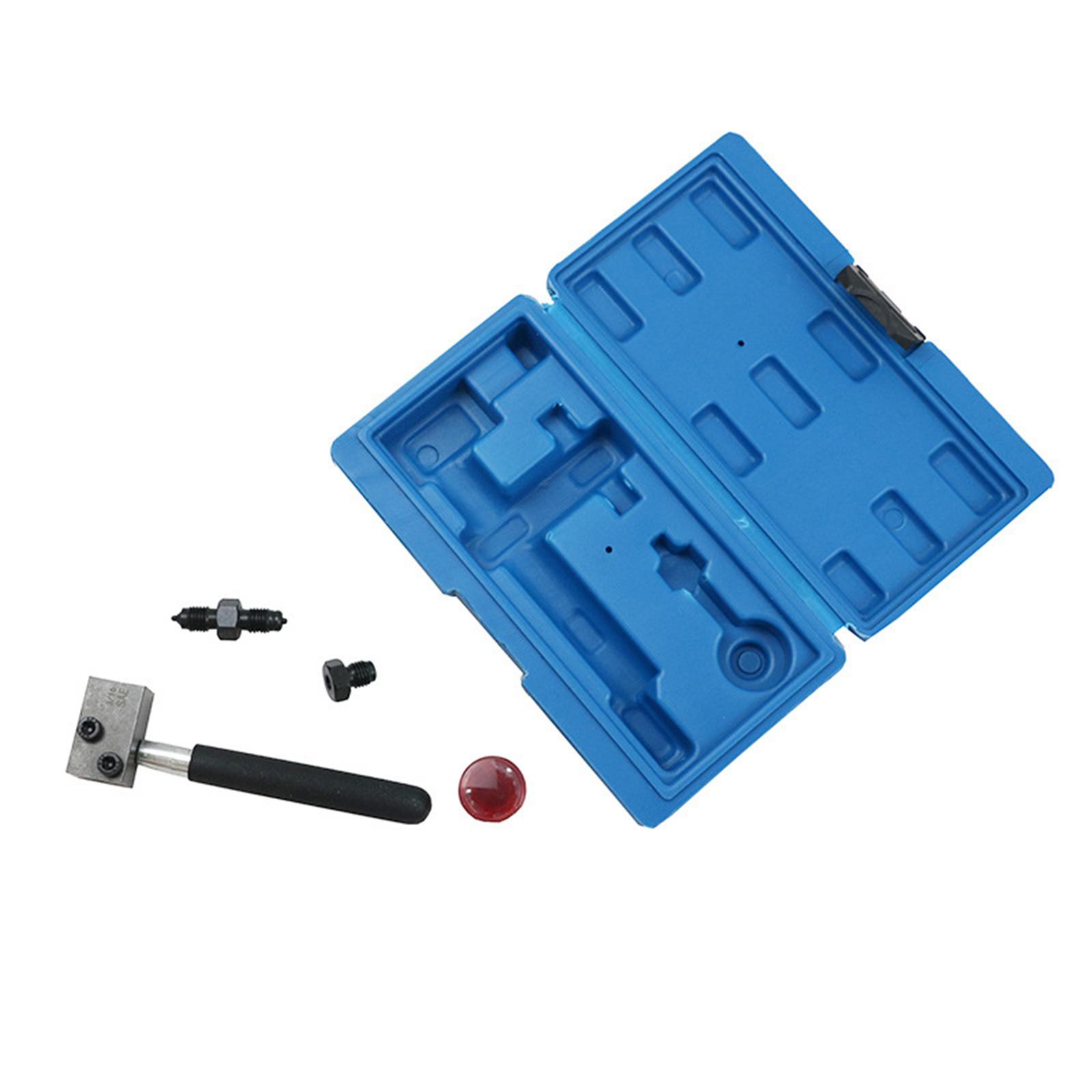 

3/16 двойной инструмент для развальцовки автомобильного тормозного шланга съемный ручной 45 градусов для тормозного шланга 4,75 мм