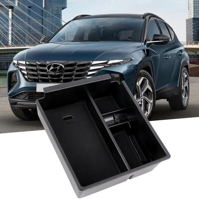 Boîte de Rangement Accoudoir Central de Voiture Support Pour Hyundai Tucson NX4 2022 Organisateur de Console Centrale Rangement