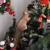 DIY Christmas Tree Decorations Foam Simulated Squirrel Pendant  Party Favors