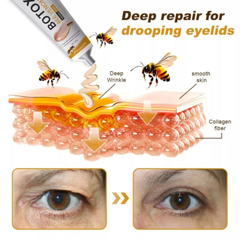 3PCS  Bee Venom Wrinkle Cream Bee Venom Skin Treatment Cream Anti-Wrinkle Firming Anti-Aging Moisturizing Lifting & Recovery for All