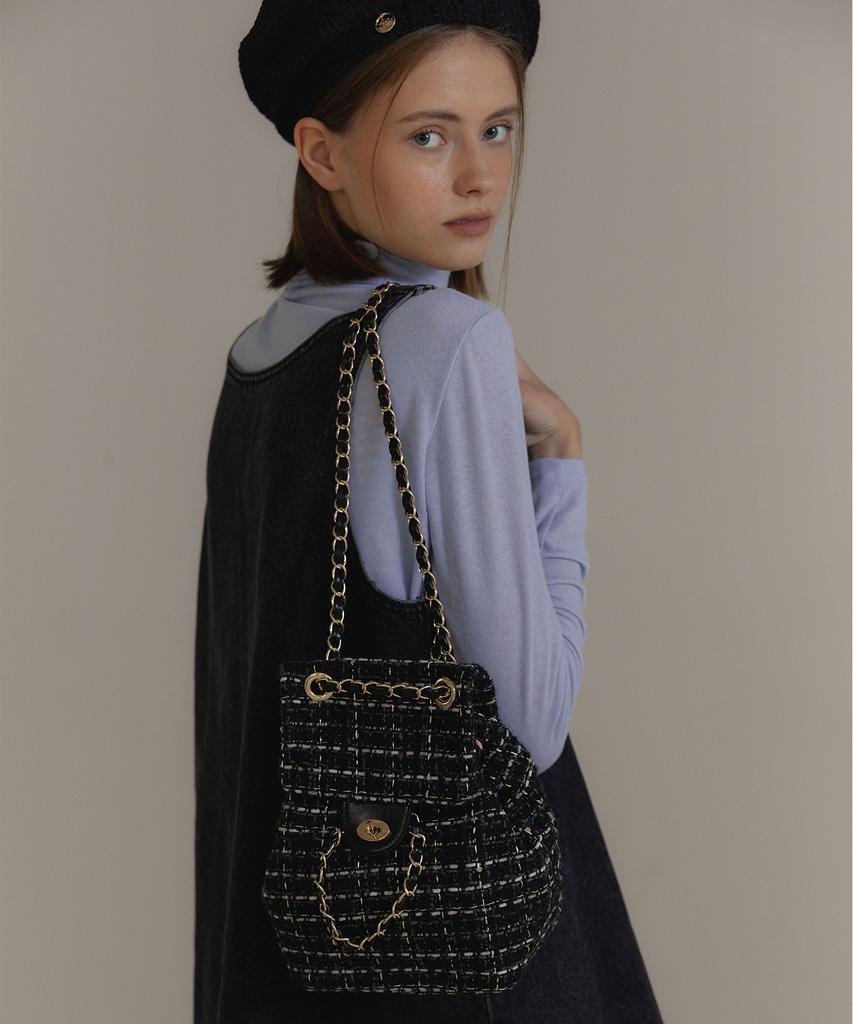 Anoetic Anc Tweed Classic Backpack-Black