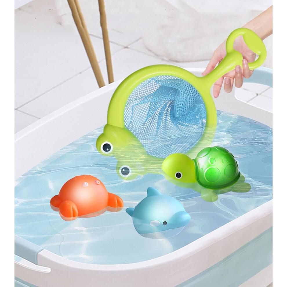 Baby Bath Toys Luminous Animals Set for Kids Age 18 Months and Up - Colorful Bathtub Shower Toys for Boys Girls