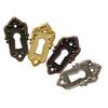 1/6PC Drawer Key Piece Corner Stick Cover European Vintage Decorative Code Lock Piece Alloy 45x23mm