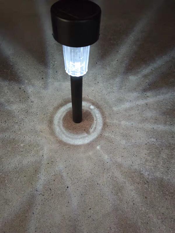 Pailide Solar Lawn & Camping Lights (6-Pack, Stainless Steel, Warm Light)