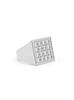 Forchaser Square Ring - White