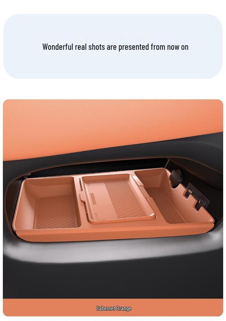 Fits 24 Leapmotor C16/C10 Models: Center Console Lower Storage Box Organizer and Decorative Supplies.
