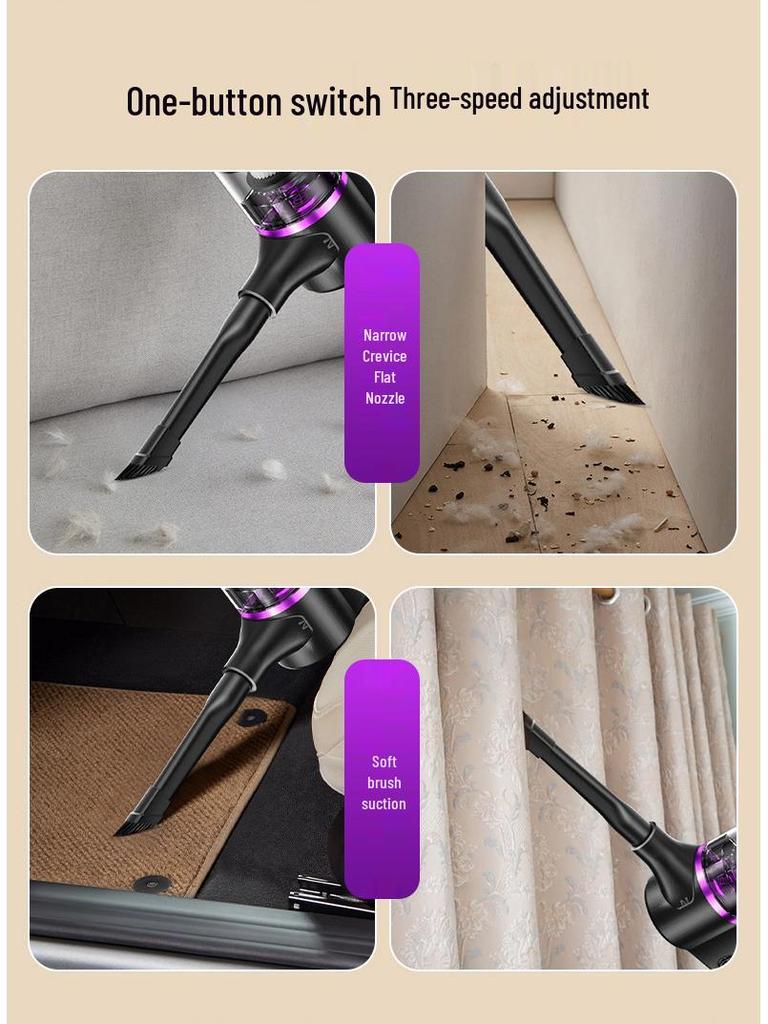 Cordless Handheld Vacuum & Mop All-in-One with Super Powerful Suction