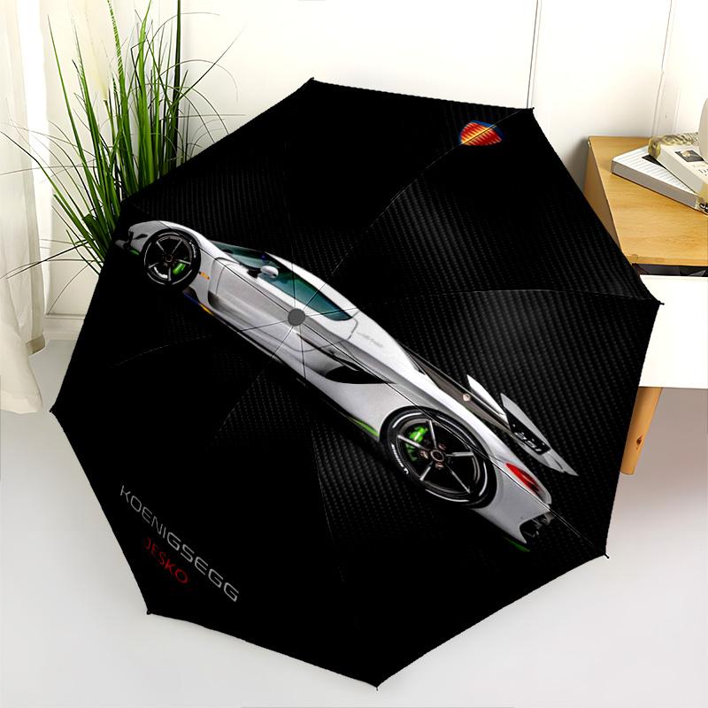 Godzilla Koenigsegg Jesko: Power Precision Folding umbrella 8 paraphenoid bones Umbrella Umbrella Sun umbrella Umbrella
