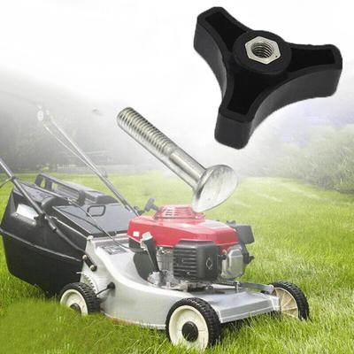 2 pezzi/Set Pomello Manubrio Ruota Bullone Vite Per Tosaerba Decespugliatore Honda Ricambio Tagliabordi Pomello Manico Triangolare Dado Bullone Vite